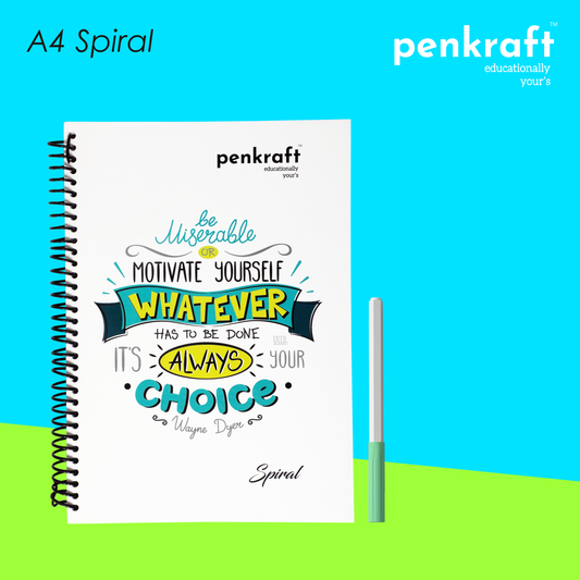 PENKRAFT SPIRAL 200 PAGES RULED